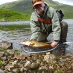 Dave Felce had this fantastically wild pike from a Scottish Loch, on a "Dodds Dodger"